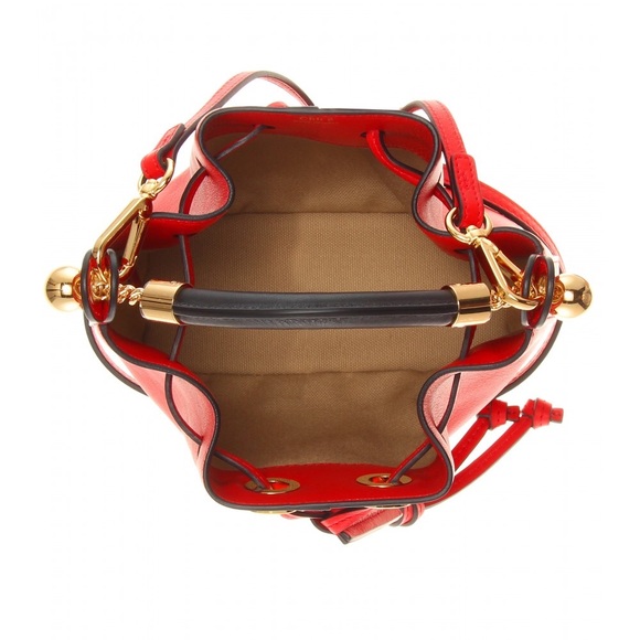 Chloe Gala Small Leather Bucket Bag Crossbody - Picture 2 of 8